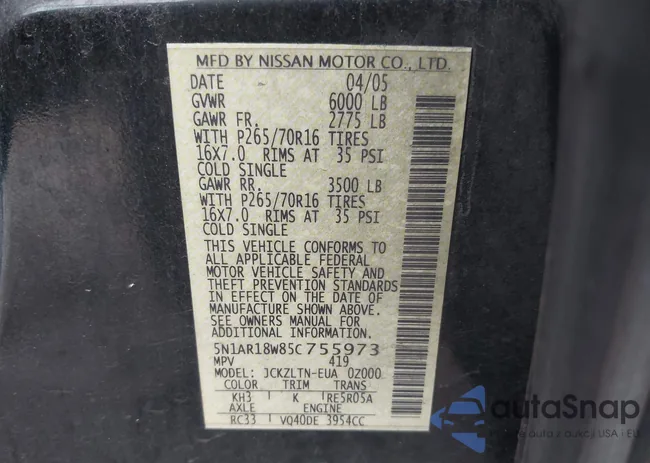 5N1AR18W85C755973: 44419025