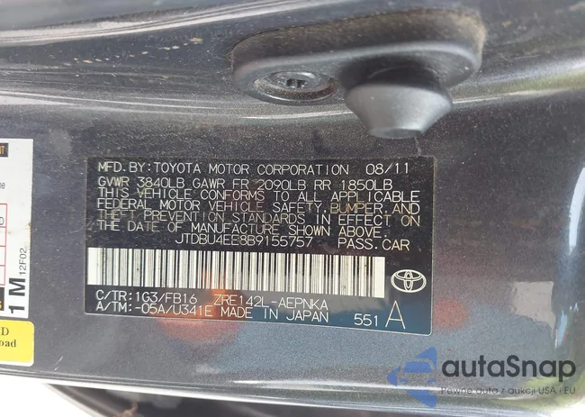 JTDBU4EE8B9155757: 44419109