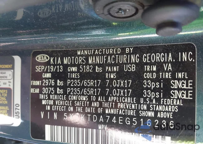 5XYKTDA74EG516236: 44419233