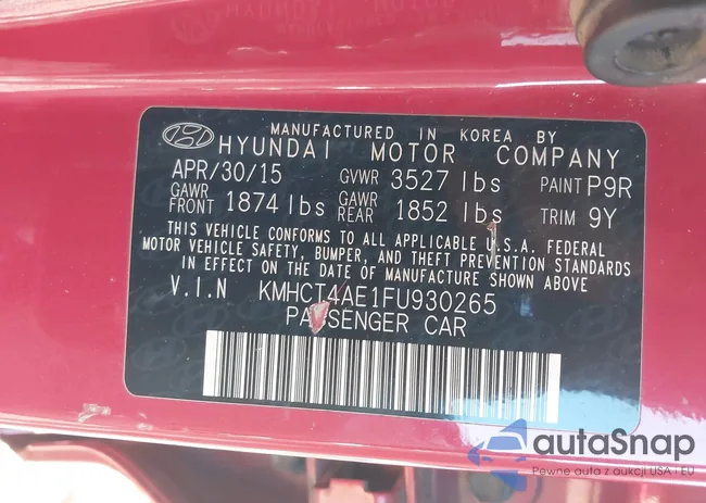 KMHCT4AE1FU930265: 44419276