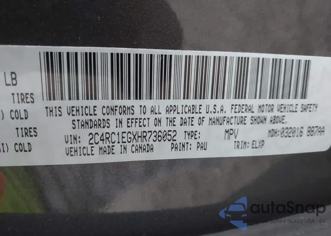 2C4RC1EGXHR736052: 44418572