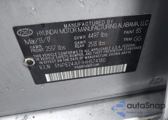 5NPE24AF1HH574180: 44419892