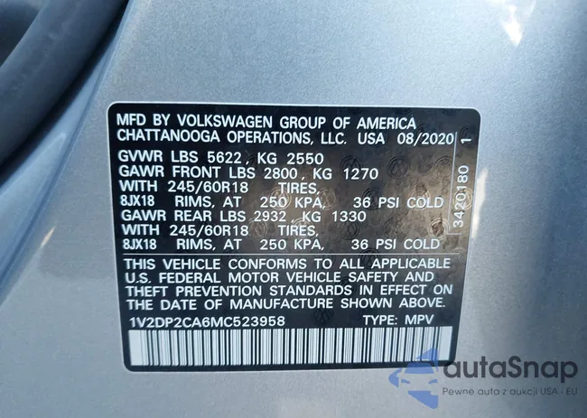 1V2DP2CA6MC523958: 44420013