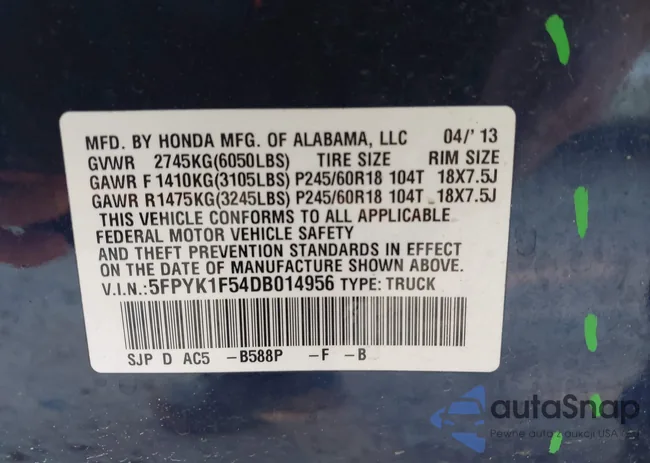 5FPYK1F54DB014956: 44420038