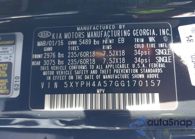 5XYPH4A57GG170157: 44420177