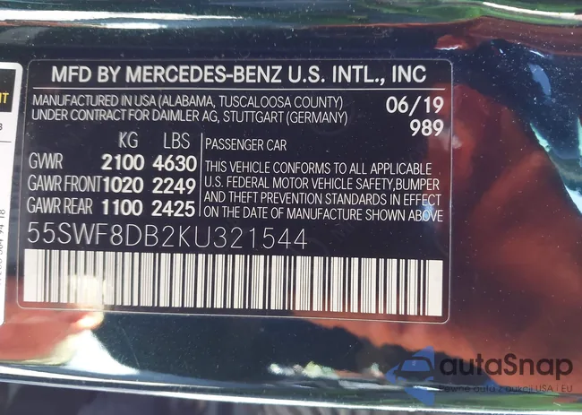 55SWF8DB2KU321544: 44420179