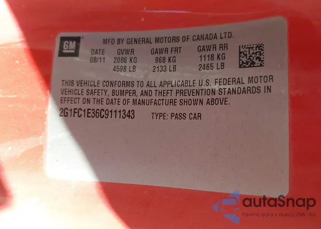 2G1FC1E36C9111343: 44420230