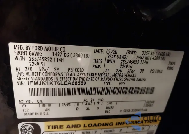 1FMJK1KT6LEA68589: 44420299