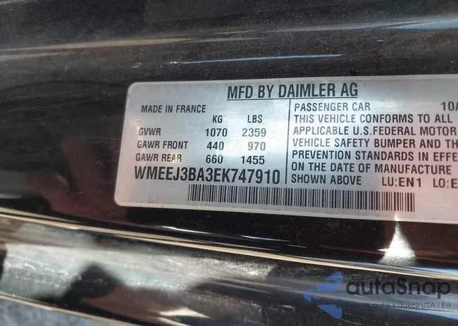 WMEEJ3BA3EK747910: 44419480