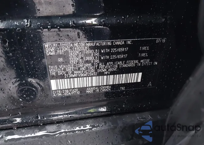 2T3RWRFV9KW029492: 44419612