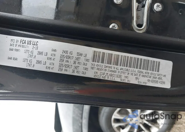 1C4PJMLN8KD116391: 44419642