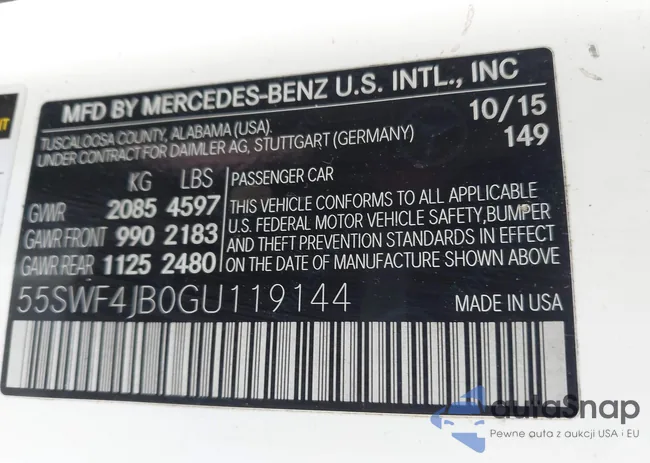 55SWF4JB0GU119144: 44419697