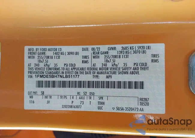 1FMDE5BH7NLB51177: 44420858