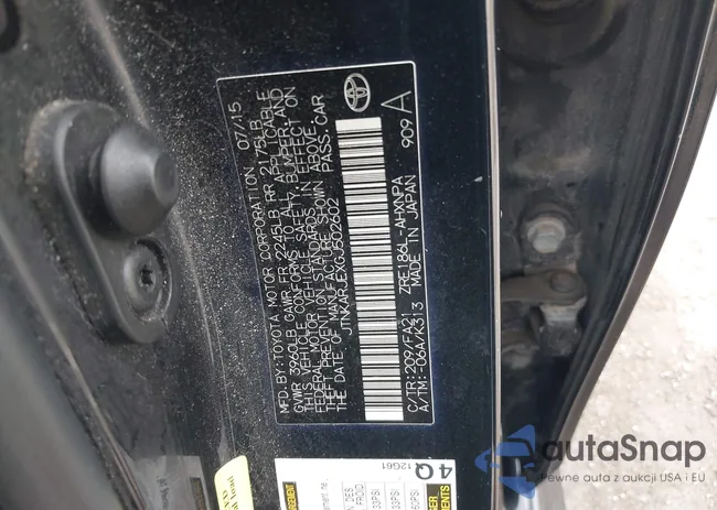 JTNKARJEXGJ502602: 44420873