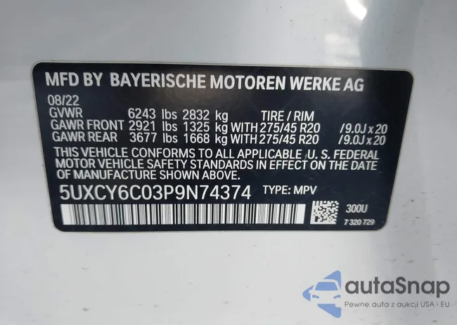 5UXCY6C03P9N74374: 44420893