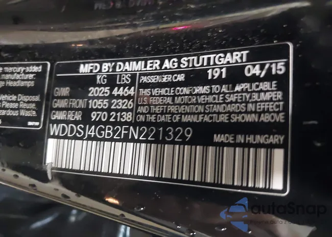 WDDSJ4GB2FN221329: 44420914