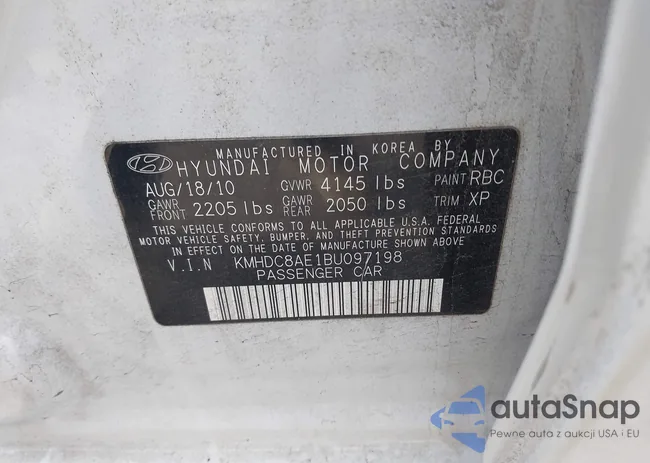 KMHDC8AE1BU097198: 44421285