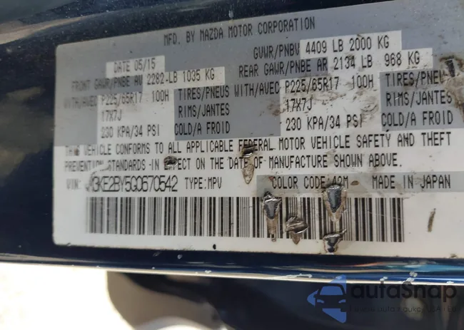 JM3KE2BY5G0670542: 44421290