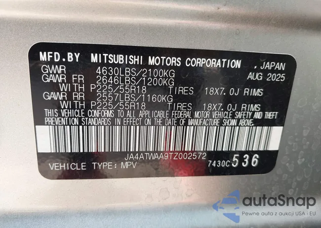 JA4ATWAA9TZ002572: 44421355