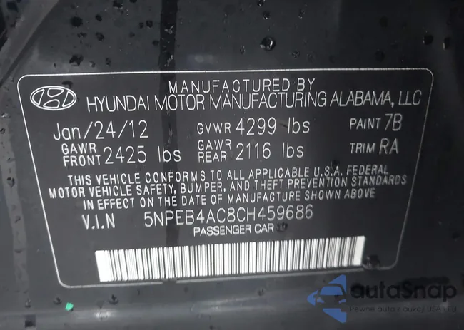 5NPEB4AC8CH459686: 44421373