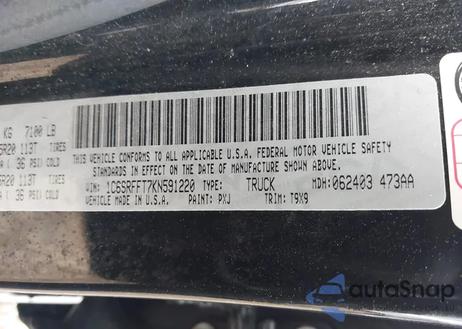 1C6SRFFT7KN591220: 44420408