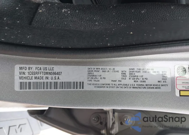 1C6SRFFT0MN596407: 44420449