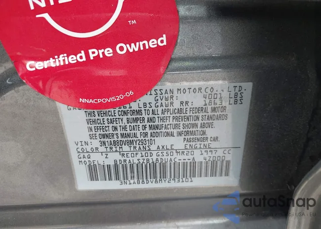 3N1AB8DV8MY293101: 44420675