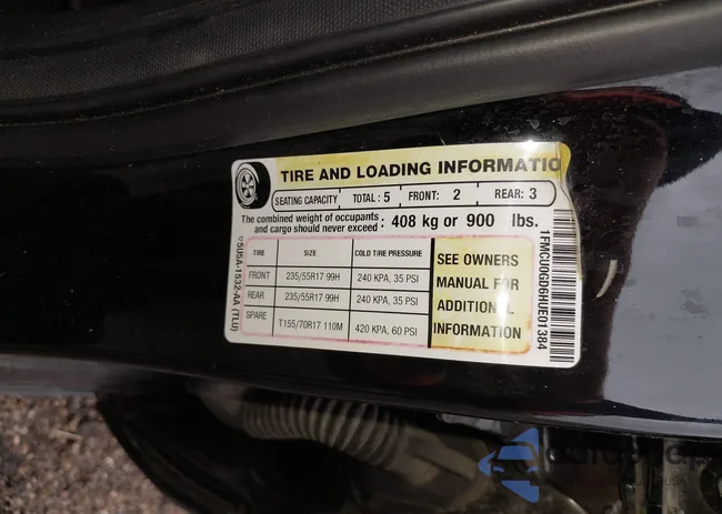 1FMCU0GD6HUE01384: 44420721