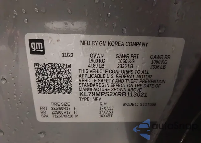 KL79MPS2XRB113021: 44421861