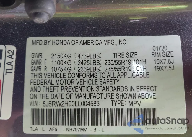 5J6RW2H90LL004583: 44421498