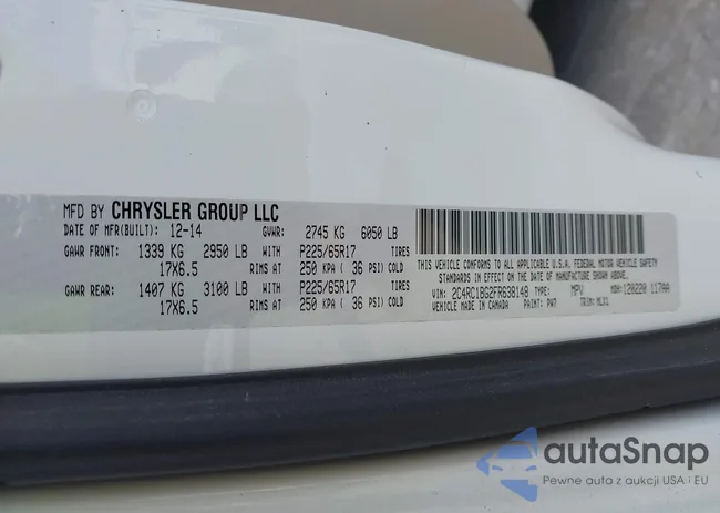 2C4RC1BG2FR638148: 44421525