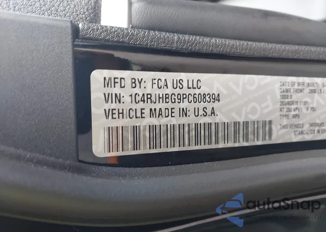 1C4RJHBG9PC608394: 44421539