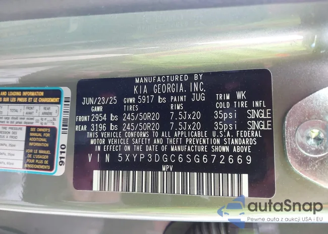 5XYP3DGC6SG672669: 44421733