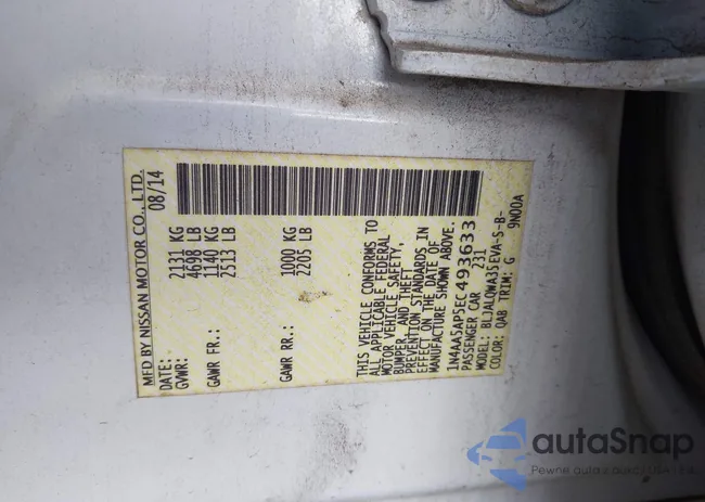 1N4AA5AP5EC493633: 44423034