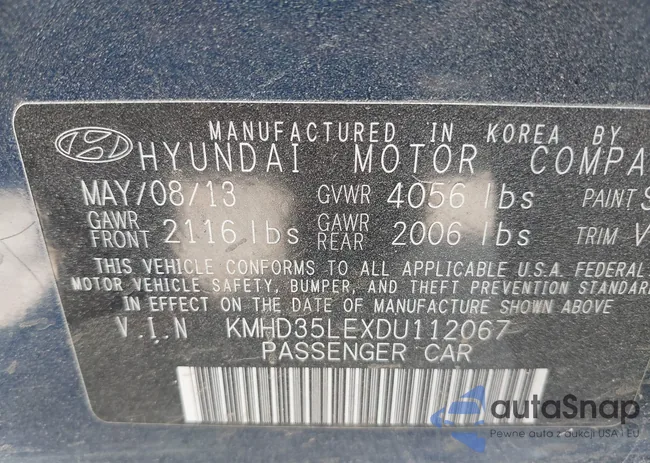 KMHD35LEXDU112067: 44423043