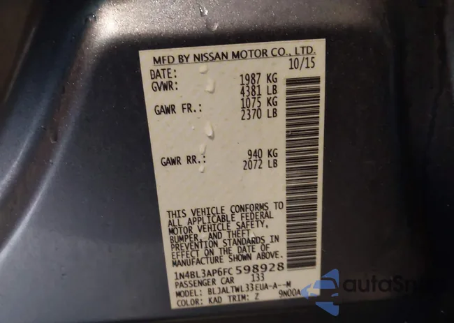 1N4BL3AP6FC598928: 44423047