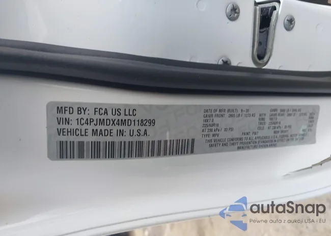 1C4PJMDX4MD118299: 44422416