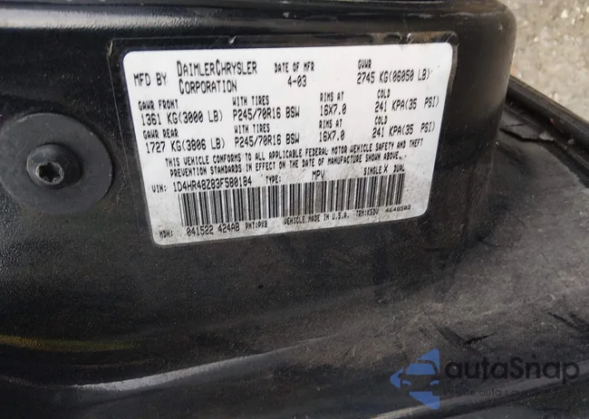 1D7HL48K64S712875: 44424041