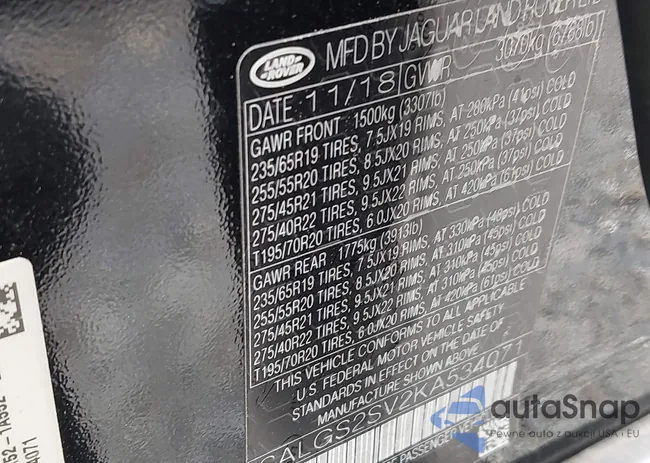 SALAG2D4XCA650776: 44424164