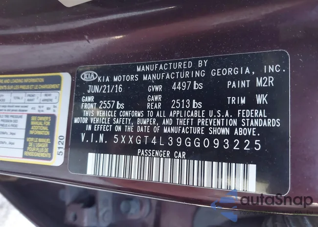 5XXGT4L39GG093225: 44424330