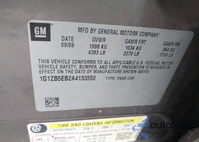 1G1ZB5EB2A4133550: 44423451