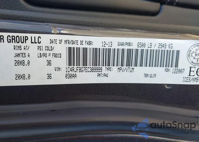 1C4RJFBG7EC389999: 44423528