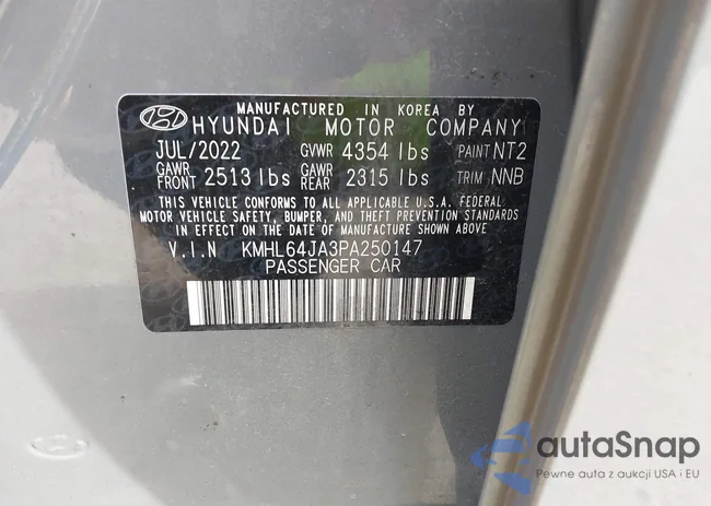 KMHL64JA3PA250147: 44423552