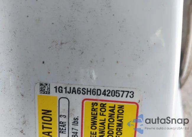 1G1JA6SH6D4205773: 44423557