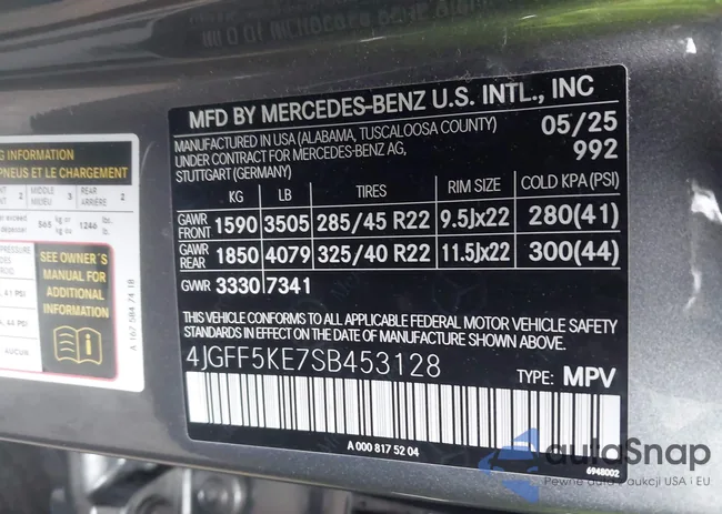 4JGFF5KE7SB453128: 44423593