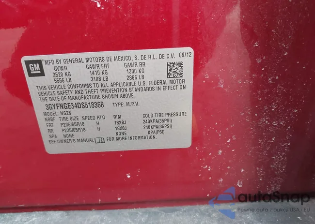 3GYFNGE34DS518368: 44424883