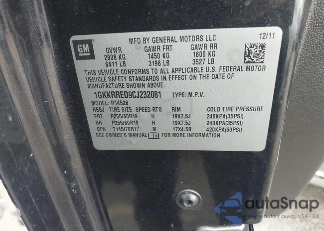 1GKKRRED9CJ232081: 44424909