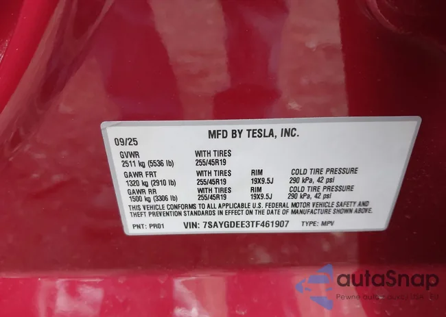 7SAYGDEE3TF461907: 44424913