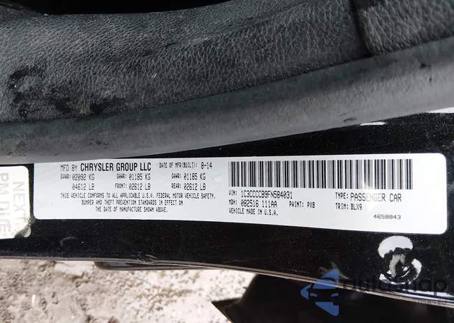 1C3CCCCB9FN584031: 44424919