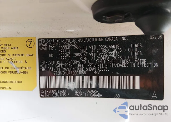 2T2HK31U77C001058: 44424956